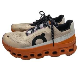On Cloudmonster Running Athletic Shoe Womens Size 7.5 Fawn Tumeric